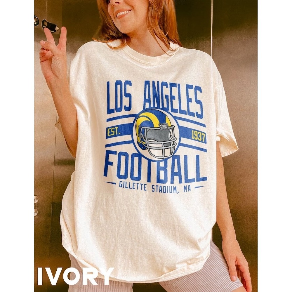 Los Angeles Football Shirt, Los Angeles Football Crewneck shirt